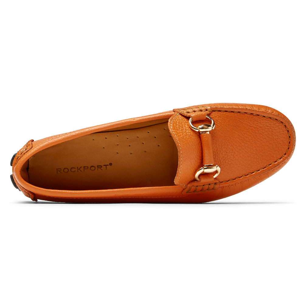 Rockport Womens Loafers Orange - Bayview Bit Keeper - UK 408-XPOQAY